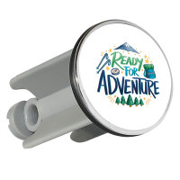 Waschbeckenstöpsel Ready for Adventure Berge 4cm Abflussstopfen