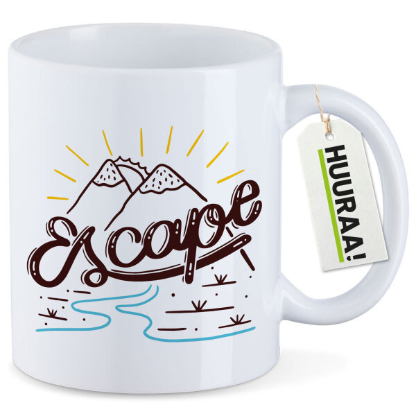 Kaffeetasse Escape Berge 330ml