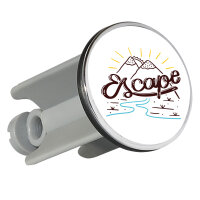 Waschbeckenstöpsel Escape Berge 4cm Abflussstopfen