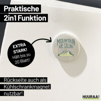 Magnet Mountain are calling Berge 59mm Kühlschrankmagnet