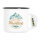 Emaille Tasse Explore Mountains Adventure Awaits 300ml Vintage Emaille Becher
