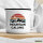 Emaille Tasse Mountain Calling Berge 300ml Vintage