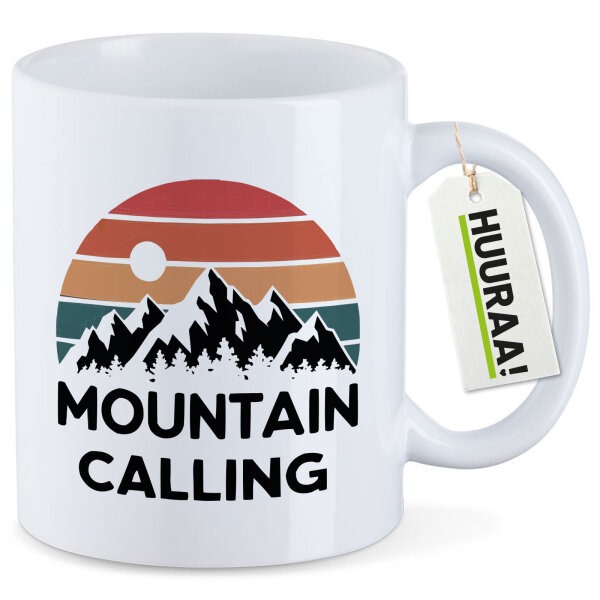Kaffeetasse Mountain Calling Berge 330ml