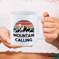 Kaffeetasse Mountain Calling Berge 330ml