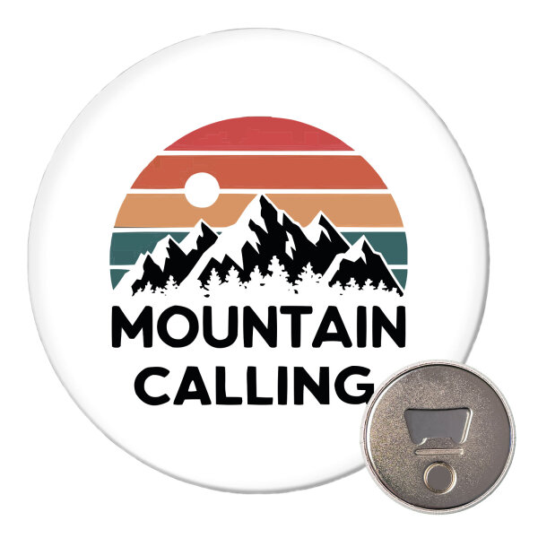 Magnet Mountain Calling Berge 59mm Kühlschrankmagnet