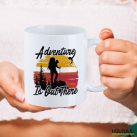 Kaffeetasse Adventure is out there Backpacking 330ml