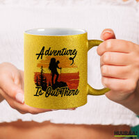Glitzertasse Adventure is out there Backpacking 330ml