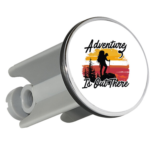 Waschbeckenstöpsel Adventure is out there Backpacking 4cm