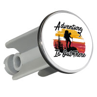 Waschbeckenstöpsel Adventure is out there Backpacking 4cm Abflussstopfen