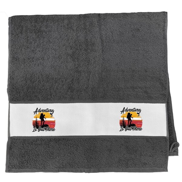 Handtuch Adventure is out there Backpacking 50x100cm
