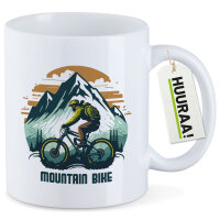 Kaffeetasse Mountain Bike Berge 330ml