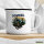 Emaille Tasse Downhill Bike 300ml Vintage Emaille Becher