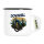 Emaille Tasse Downhill Bike 300ml Vintage
