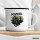 Emaille Tasse Downhill Bike 300ml Vintage