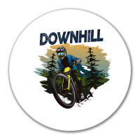 Aufkleber Downhill Bike 10cm