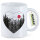 Kaffeetasse Paar wandert Herz 330ml