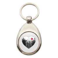 Schlüsselanhänger Paar wandert Herz
