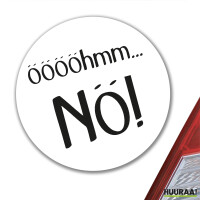 Aufkleber ööööhmm Nö Schriftzug...