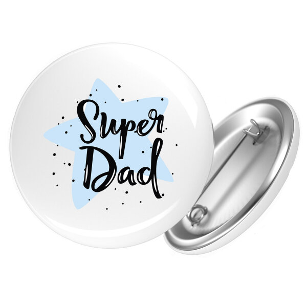 Button Super Dad Bester Papa