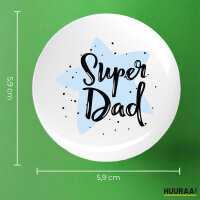 Button Super Dad Bester Papa