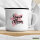 Emaille Tasse Super Mom Beste Mama 300ml Vintage