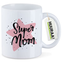 Kaffeetasse Super Mom Beste Mama 330ml