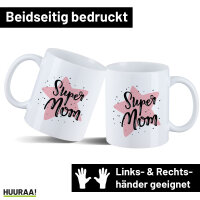 Kaffeetasse Super Mom Beste Mama 330ml