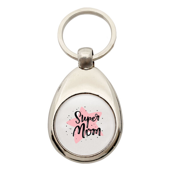 Schlüsselanhänger Super Mom Beste Mama