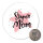 Magnet Super Mom Beste Mama 59mm Kühlschrankmagnet