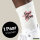 Unisex Socken Super Mom Beste Mama Größe 37/46 White Motiv Tennissocken