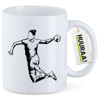 Kaffeetasse Handball Silhouette 330ml