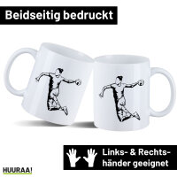 Kaffeetasse Handball Silhouette 330ml