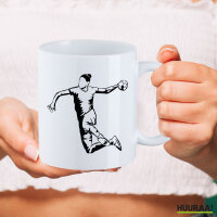 Kaffeetasse Handball Silhouette 330ml