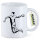 Kaffeetasse Handball Silhouette 330ml