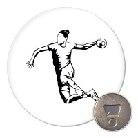 Magnet Handball Silhouette 59mm Kühlschrankmagnet