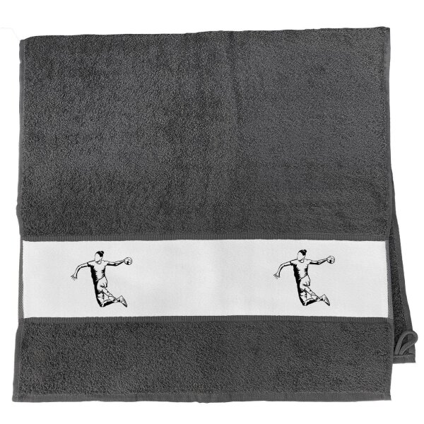 Handtuch Handball Silhouette 50x100cm