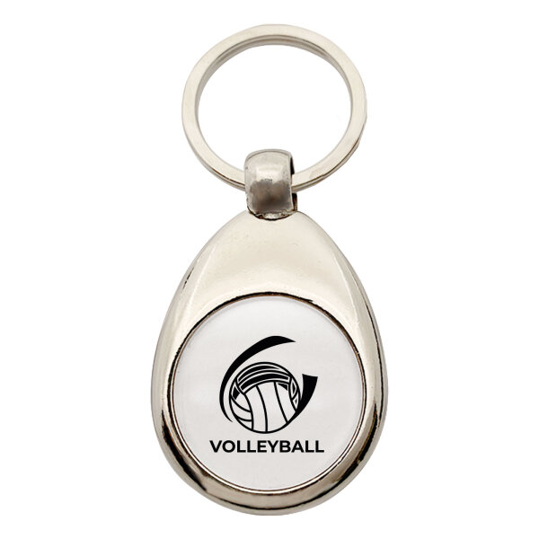 Schlüsselanhänger Volleyball Schriftzug