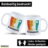 Kaffeetasse Weidmannsheil Hirsch Wald 330ml