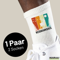 Unisex Socken Weidmannsheil Hirsch Wald Baumwolle