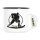 Emaille Tasse Eishockey Hockey 300ml Vintage