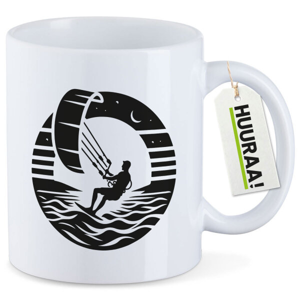 Kaffeetasse Kite Board Kitesurfing 330ml