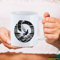 Kaffeetasse Kite Board Kitesurfing 330ml
