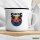 Emaille Tasse Surfing Beach Sunset 300ml Vintage Emaille Becher