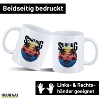 Kaffeetasse Surfing Beach Sunset 330ml