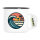 Emaille Tasse Beach Strand Welle 300ml Vintage Emaille Becher