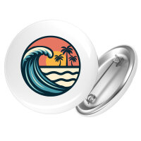 Button Beach Strand Welle rund