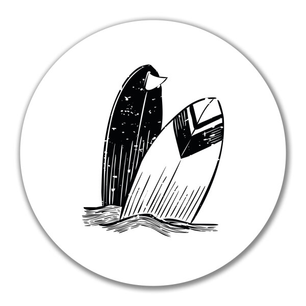 Aufkleber Surfboard Board 10cm