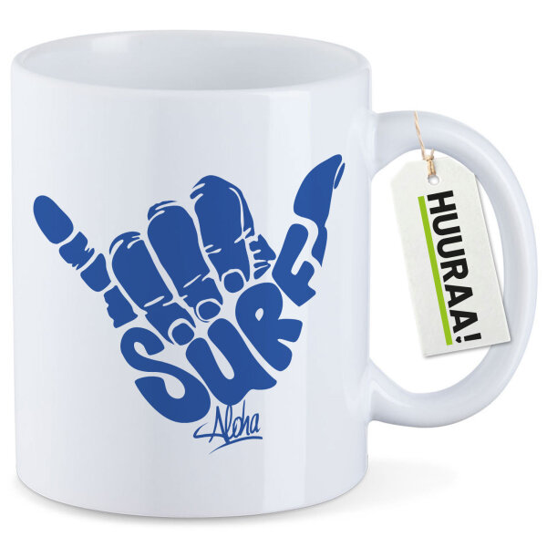 Kaffeetasse Hang Loose Surf Aloha 330ml