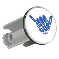 Waschbeckenstöpsel Hang Loose Surf Aloha 4cm...