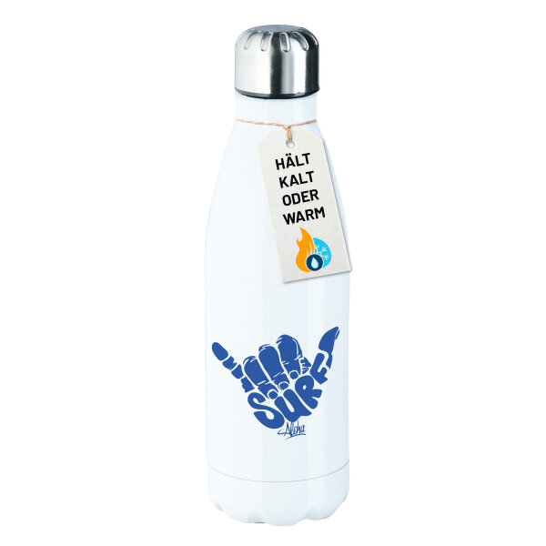 Edelstahl-Trinkflasche Hang Loose Surf Aloha 500ml Wasserflasche